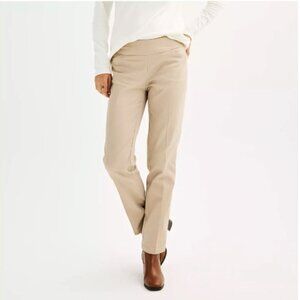 Croft & Barrow Effortless Stretch Pant Khaki